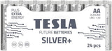 Tesla Silver+ AA Alkaline Paristot (24 kpl)